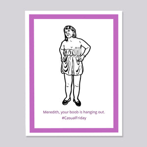 The Office Meredith Casual Friday Card