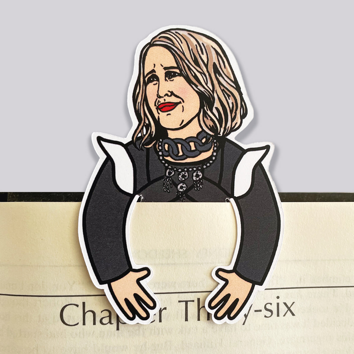 Schitts Creek Moira Rose Die Cut Bookmark