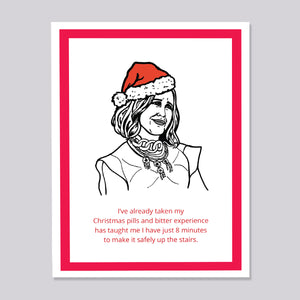 Schitts Creek Moira Christmas Card