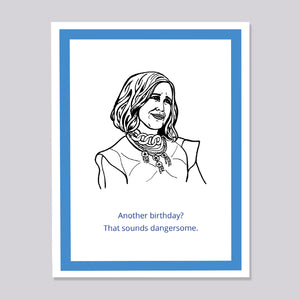 Schitts Creek Moira Dangersome Card