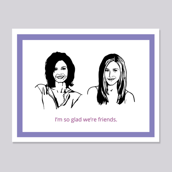 Friends Rachel and Monica Magnet and Ornament