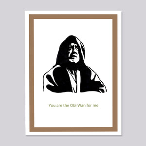 Star Wars Obi Wan Card