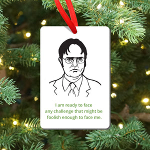 The Office Dwight Challenge Magnet and Ornament