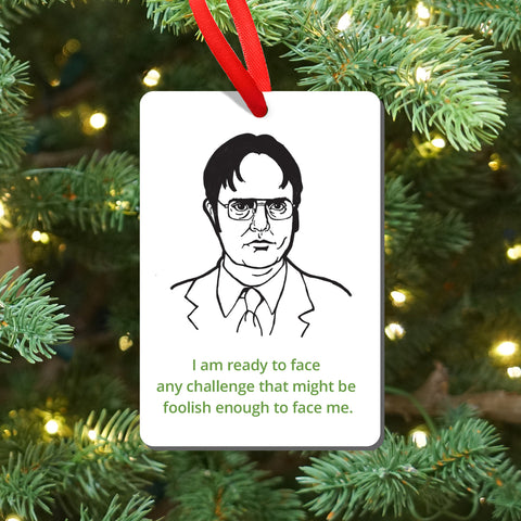 The Office Dwight Challenge Magnet and Ornament