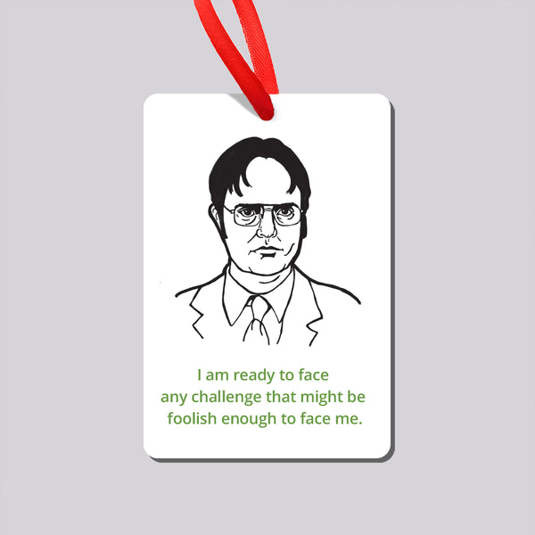 The Office Dwight Challenge Magnet and Ornament