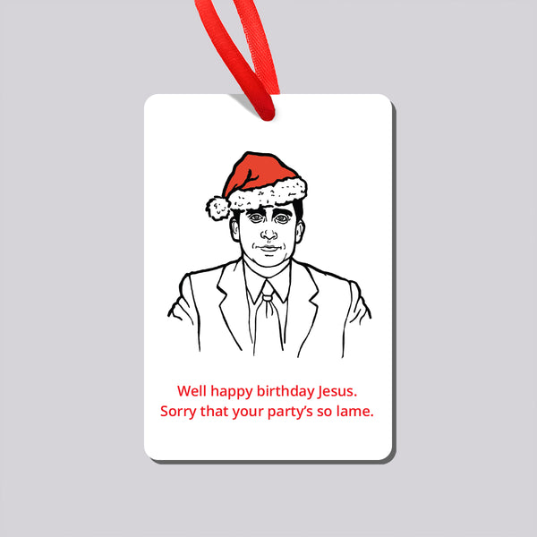 The Office Michael Scott Christmas Party Magnet and Ornament