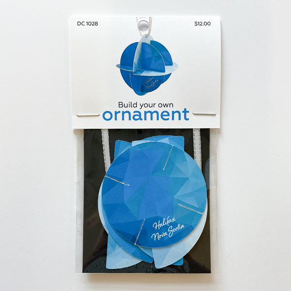 Water-themed build-your-own 3D ornament (customizable)