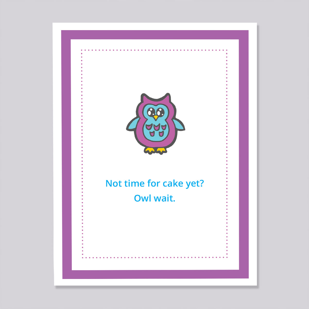 Kids Kards - Owl Birthday Card