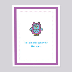 Kids Kards - Owl Birthday Card
