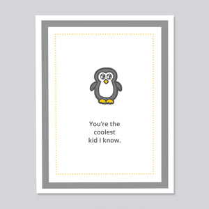 Kids Kards - Penguin Fun Card