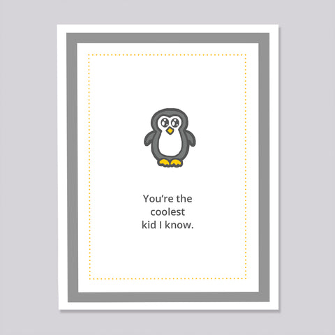 Kids Kards - Penguin Fun Card