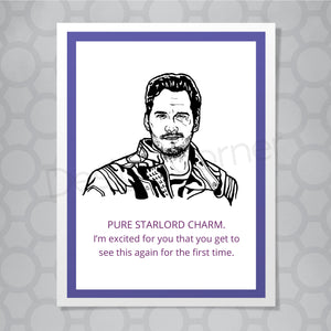Marvel Peter Quill Star Lord Card