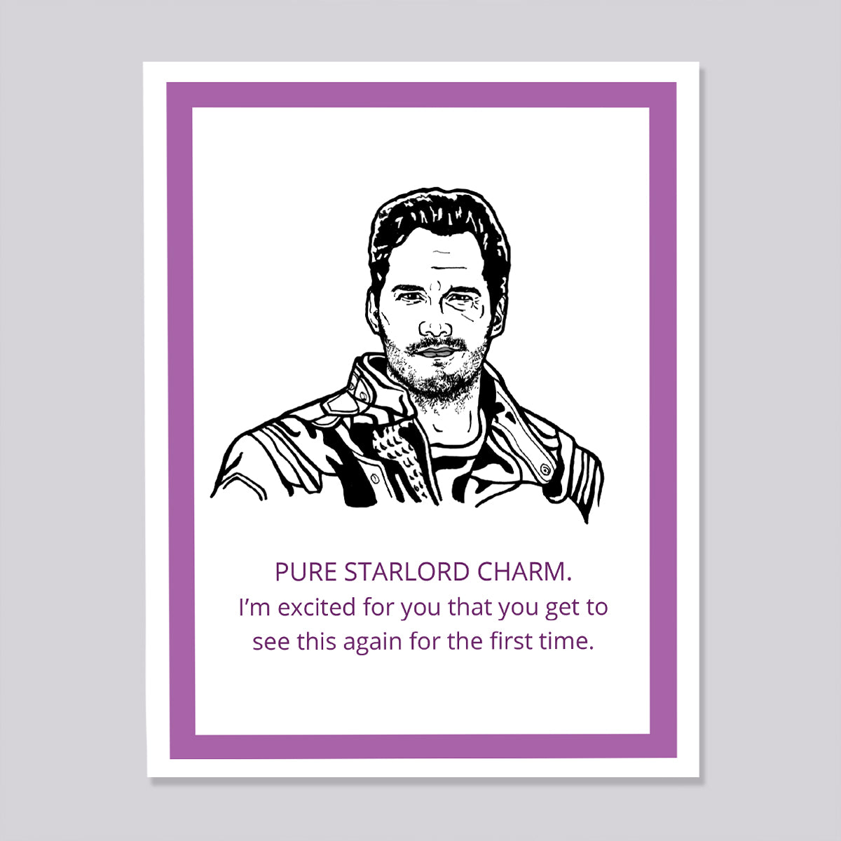 Marvel Peter Quill Star Lord Card