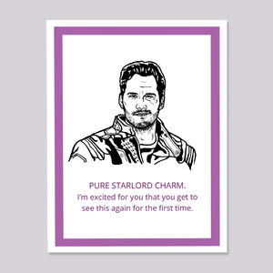 Marvel Peter Quill Star Lord Card