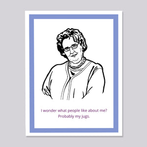 The Office Phyllis Jugs Card