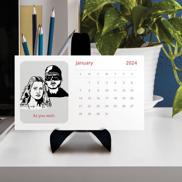 Princess Bride 2024 desk calendar