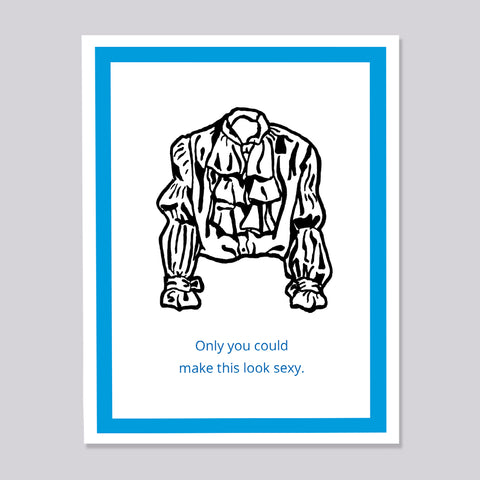 Seinfeld Jerry Puffy Shirt Card