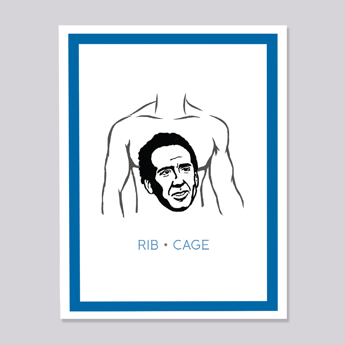 Nicholas Cage Pun Card