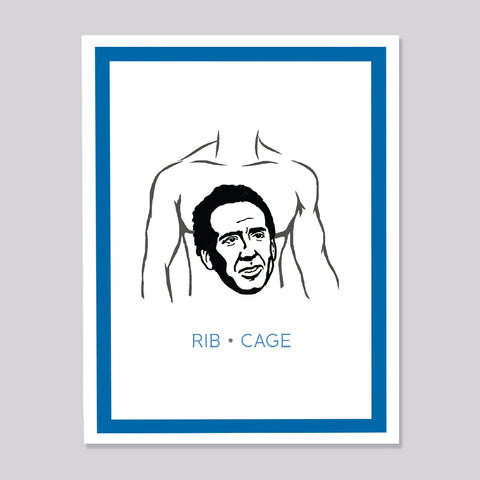 Nicholas Cage Pun Card