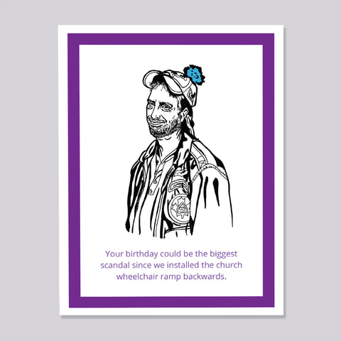Schitts Creek Roland Scandal Birthday Card
