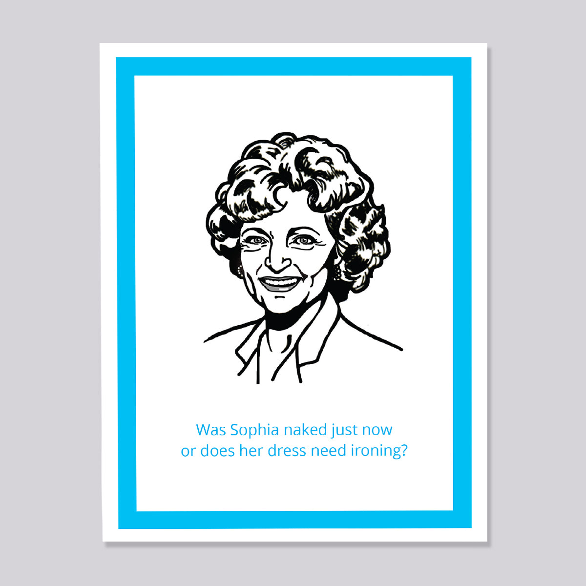 Golden Girls Rose Sophia Dress Card