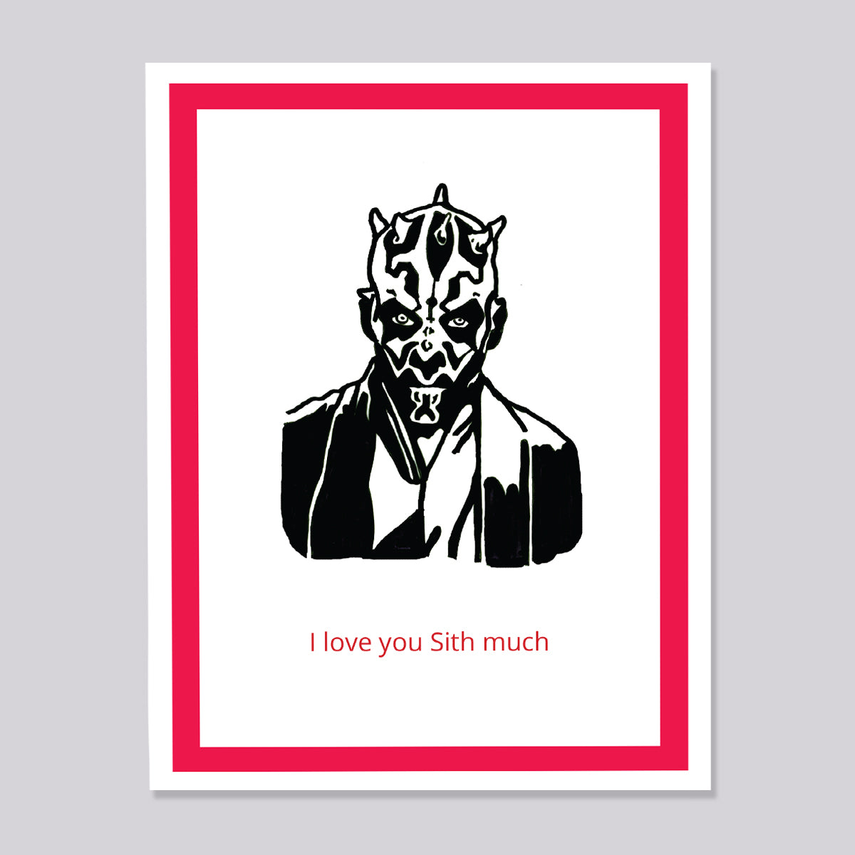 Star Wars Sith Love Card