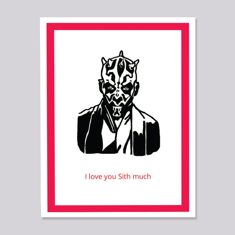 Star Wars Sith Love Card