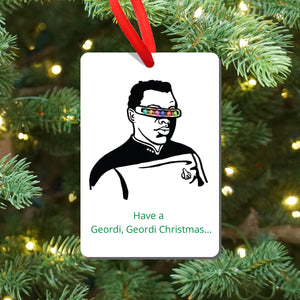 Star Trek Nest Generation Geordi Magnet and Ornament
