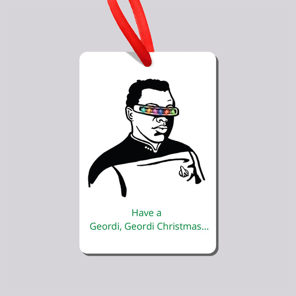Star Trek Nest Generation Geordi Magnet and Ornament