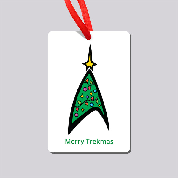 Star Trek Merry Trekmas Magnet and Ornament