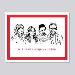 Schitts Creek Birthday Card