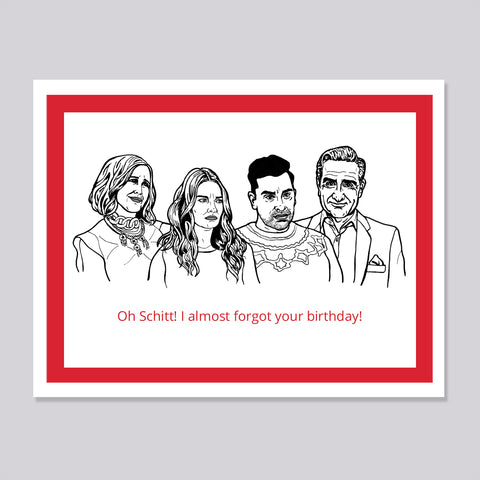Schitts Creek Birthday Card