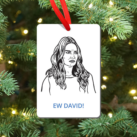 Schitts Creek Alexis Ew David Magnet and Ornament