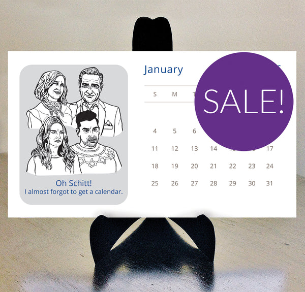 HALF PRICE SALE! Schitts Creek 2026 Desk Calendar