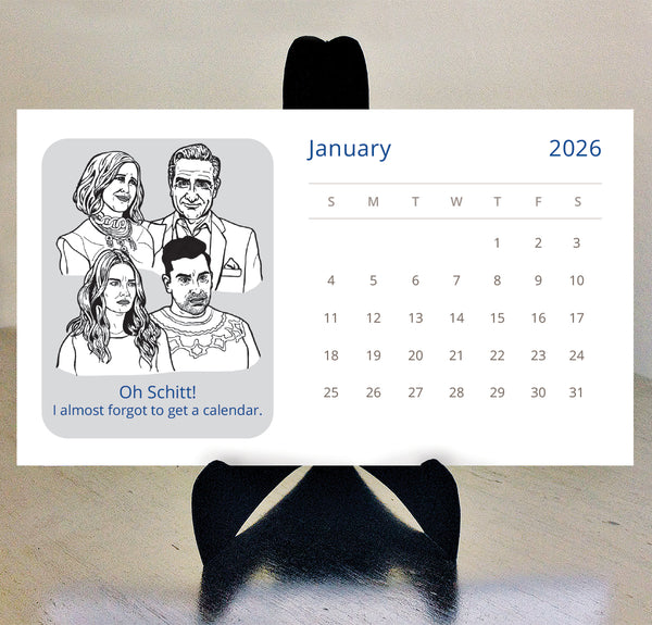 Schitts Creek 2026 Desk Calendar