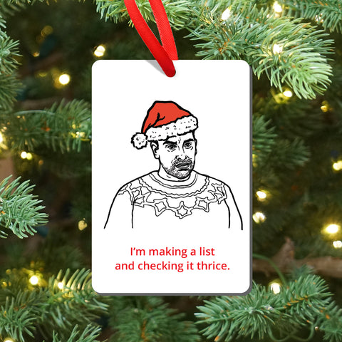 Schitts Creek David Thrice Magnet and Ornament