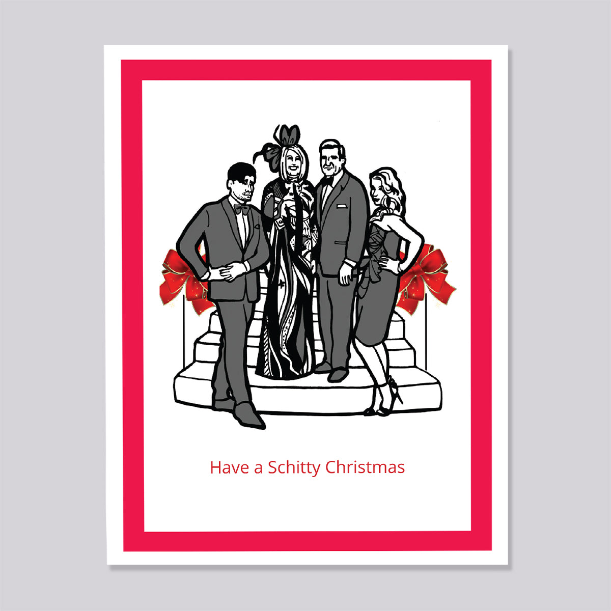 Schitts Creek Family Photo Christmas Card