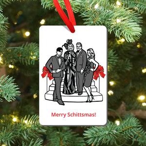 Schitts Creek Group Merry Schittsmas Magnet and Ornament