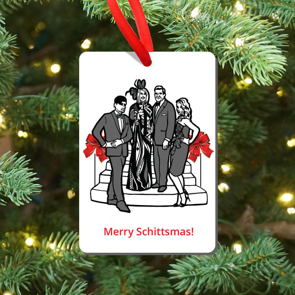 Schitts Creek Group Merry Schittsmas Magnet and Ornament