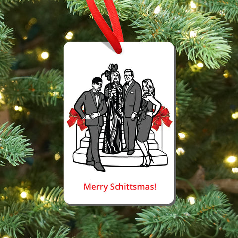 Schitts Creek Group Merry Schittsmas Magnet and Ornament