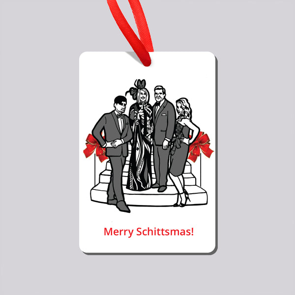 Schitts Creek Group Merry Schittsmas Magnet and Ornament