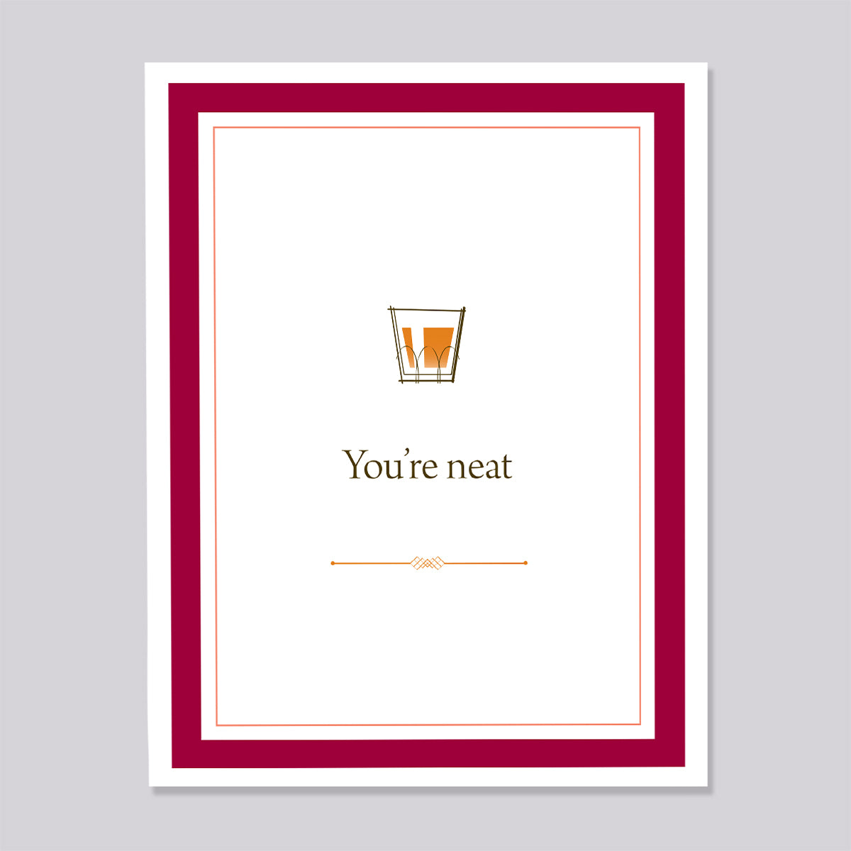Scotch Neat Card