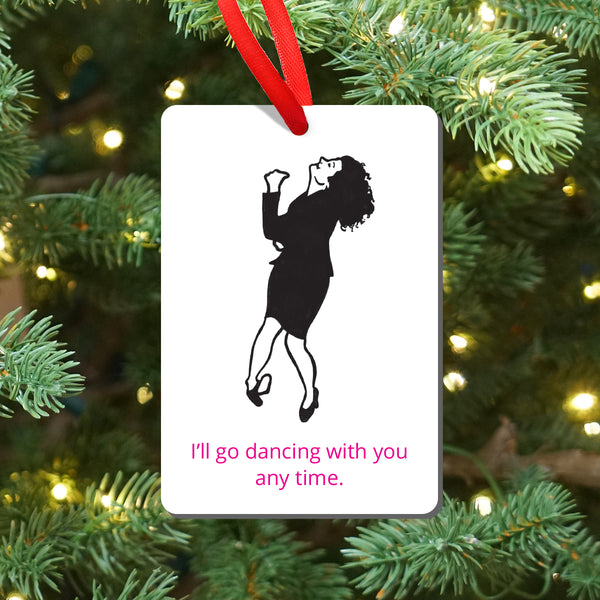 Seinfeld Elaine Dancing Magnet and Ornament