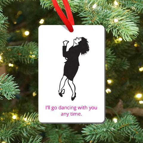 Seinfeld Elaine Dancing Magnet and Ornament