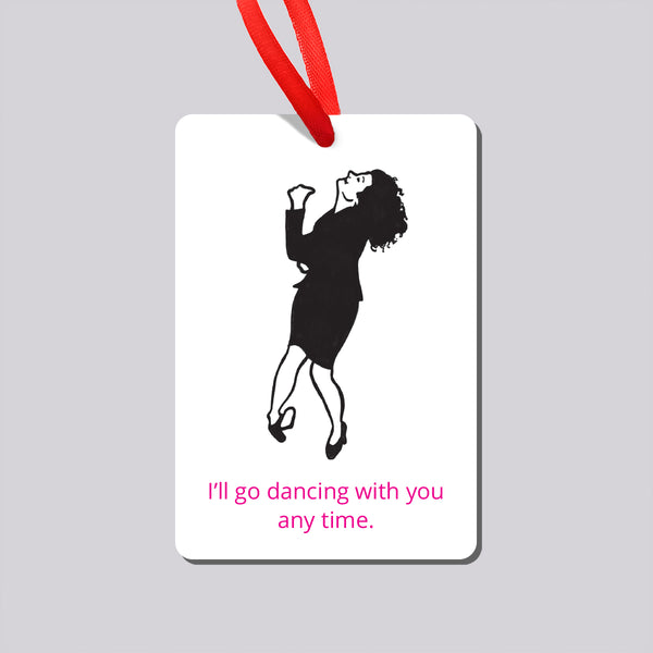 Seinfeld Elaine Dancing Magnet and Ornament