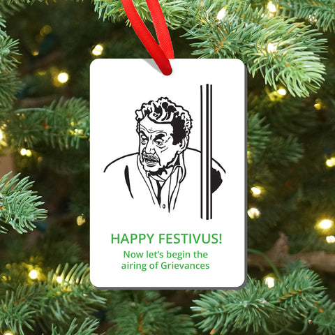 Seinfeld Frank Festivus Christmas Magnet and Ornament