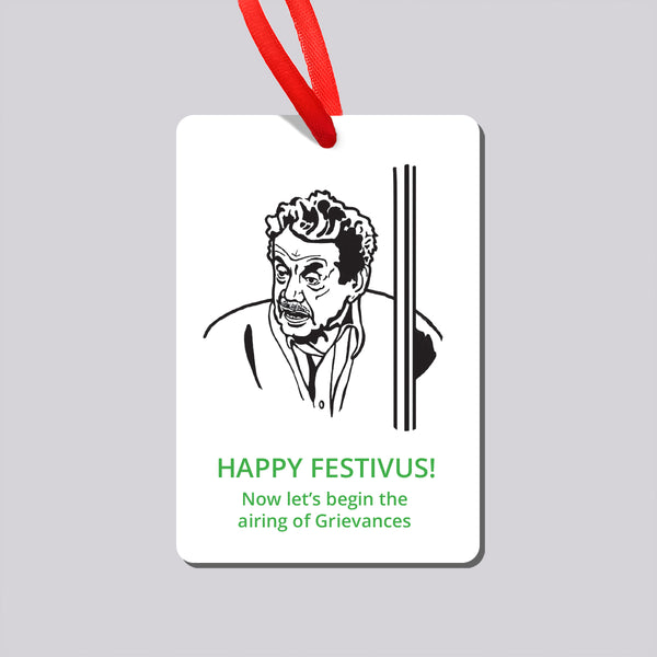 Seinfeld Frank Festivus Christmas Magnet and Ornament