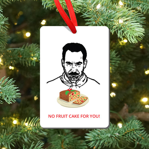 Seinfeld Soup Nazi Fruitcake Magnet and Ornament