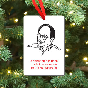 Seinfeld George Human Fund Magnet and Ornament