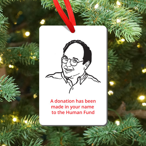 Seinfeld George Human Fund Magnet and Ornament